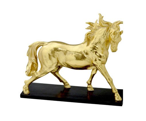 Cavalo Decorativo Dourado, Dourado | WestwingNow