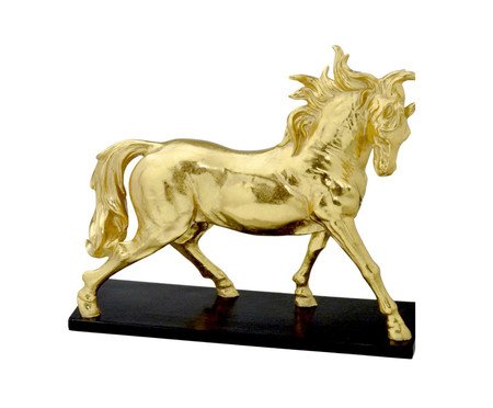 Cavalo Decorativo Dourado | Westwing