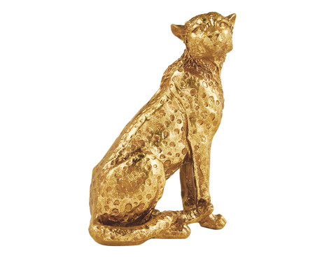 Escultura Leopardo - Dourado | WestwingNow