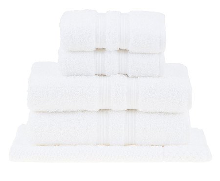 Jogo de Toalhas Banhão 550 G/M² - Branco | Westwing