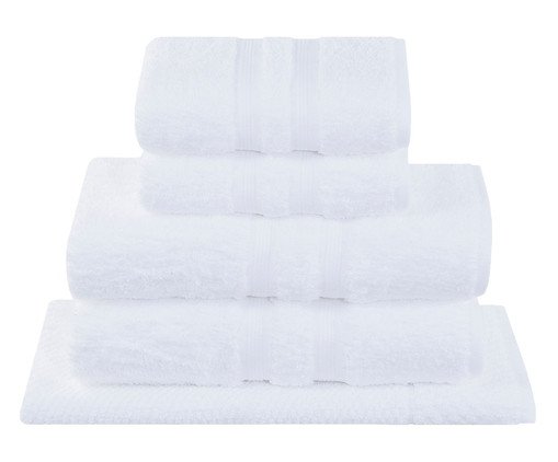 Jogo de Toalhas Banhão 550 G/M² - Branco, white | WestwingNow
