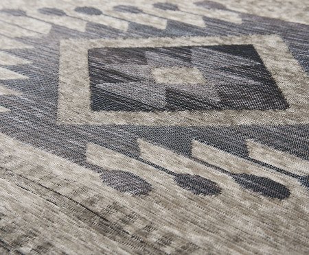 Tapete Funcional Asteca Cinza | Westwing