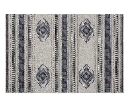 Tapete Funcional Asteca Cinza | Westwing