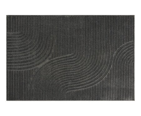 Tapete Realce Sand Grafite | Westwing