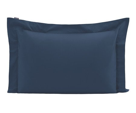 Fronha Colors Azul Oceano 200 Fios | Westwing