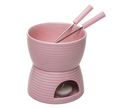 Aparelho de Fondue Lines Rosa | Westwing