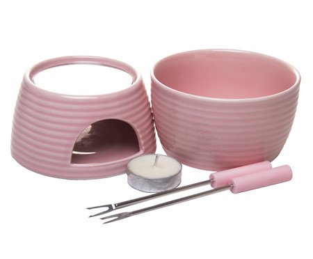 Aparelho de Fondue Lines Rosa | Westwing
