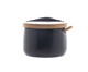 Saleiro com Colher de Bambu Azul, Preto | WestwingNow