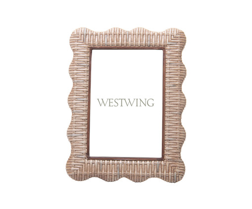 Porta-Retrato Rattan, Bege | WestwingNow