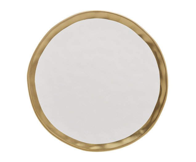 Prato de Sobremesa Branco Dubai