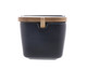 Saleiro com Colher de Bambu Azul, Preto | WestwingNow