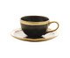 Xícara para Café Dubai Preto e Dourado, Preto | WestwingNow