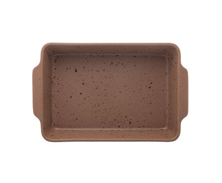 Refratário de Cerâmica Mist Marrom Matte | Westwing