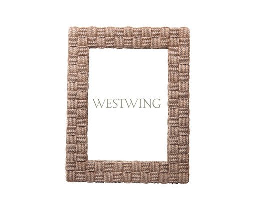 Porta-Retrato Natural Chess, Bege | WestwingNow