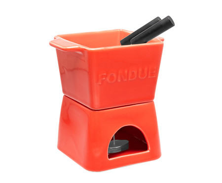 Aparelho de Fondue Quadratto Vermelho