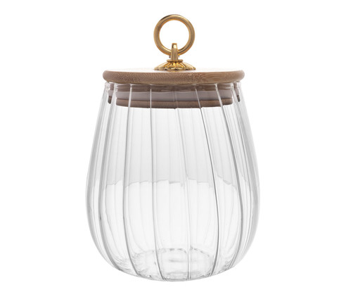 Porta Mantimento Bambu Classic, Transparente | WestwingNow