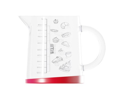 Jarra Medidora de Vidro Borossilicato, Transparente | WestwingNow