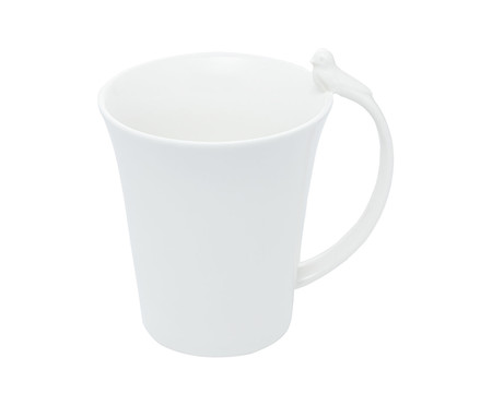 Caneca de Porcelana Birds Branca | WestwingNow