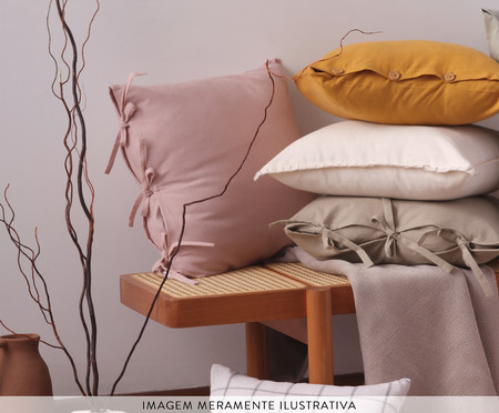 Capa de Almofada Laços Hobro Rosa | WestwingNow