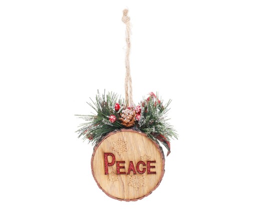 Enfeite Peace - Natural, multicolor | WestwingNow