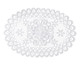 Lugar Americano Oval Floral Branco, Branco | WestwingNow