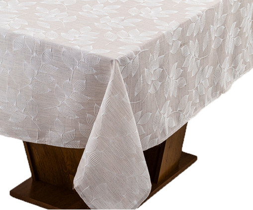 Toalha de Mesa Folha Natural, Cinza | WestwingNow