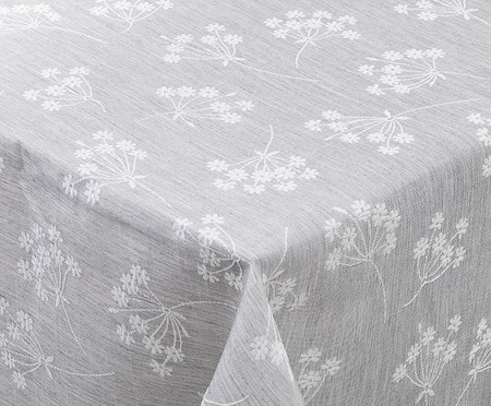 Toalha de Mesa Floral Cinza | Westwing