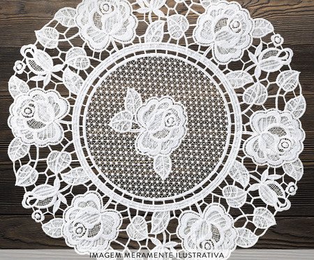 Lugar Americano Floral Branco | Westwing