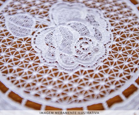 Lugar Americano Floral Branco | Westwing