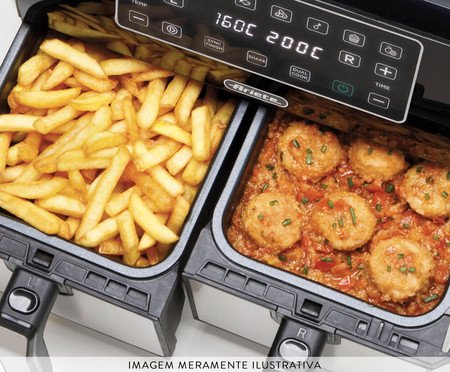 Fritadeira Ariete Air Fryer Dual | Westwing