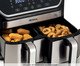 Fritadeira Ariete Air Fryer Dual, Prata ou Metálico | WestwingNow