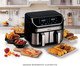 Fritadeira Ariete Air Fryer Dual, Prata ou Metálico | WestwingNow
