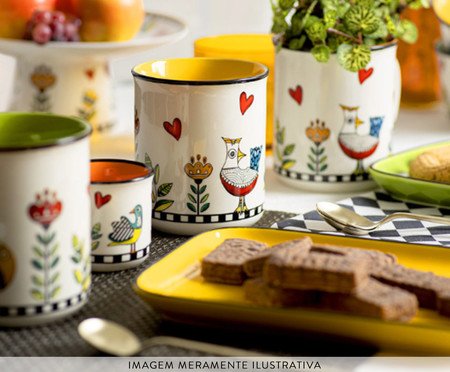 Mug Cocorico Amarelo | Westwing