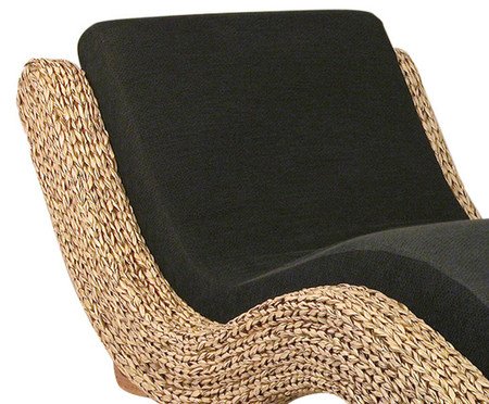 Chaiselongue Cuzco Natural e Preto | Westwing