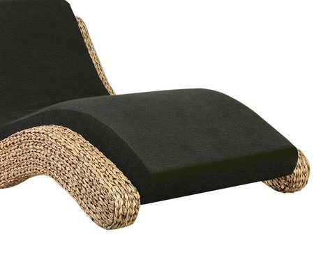 Chaiselongue Cuzco Natural e Preto | Westwing
