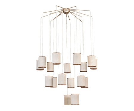 Lustre Apollo 18 Lampadas Castanho - Bivolt | Westwing