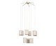 Lustre Apollo 9 Lampadas Castanho - Bivolt, brown | WestwingNow