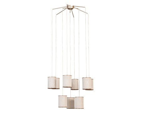 Lustre Apollo 9 Lampadas Castanho - Bivolt | Westwing