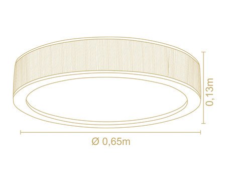 Plafon Apollo 6 Lampadas  Castanho - Bivolt | Westwing