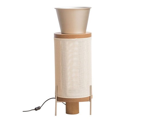 Abajur Garden Castanho - Bivolt, brown | WestwingNow