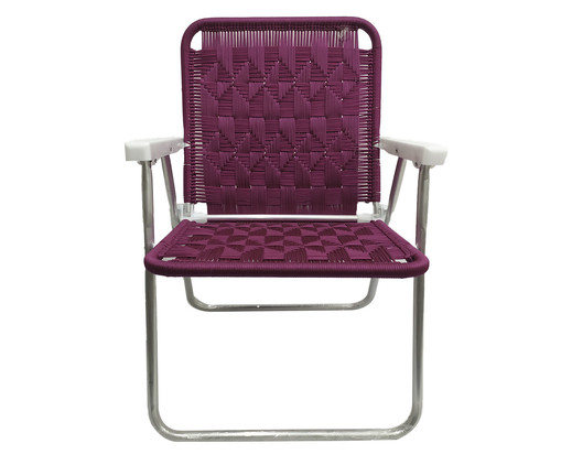 Cadeira de Praia Fixa Aconchego Magenta, Roxo | WestwingNow