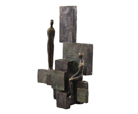 Escultura em Resina Elliot II - Preta | Westwing