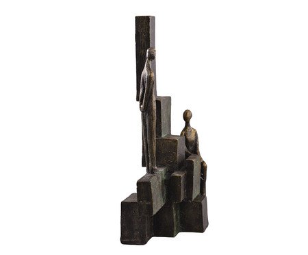 Escultura em Resina Elliot II - Preta | Westwing