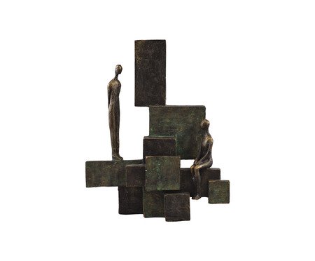Escultura em Resina Elliot II - Preta | Westwing