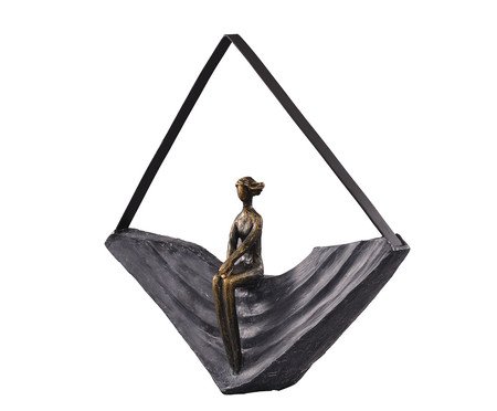 Escultura em Resina Dickens II - Preta | Westwing