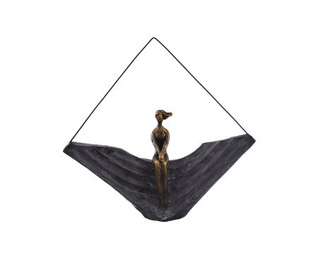 Escultura em Resina Dickens II - Preta | Westwing