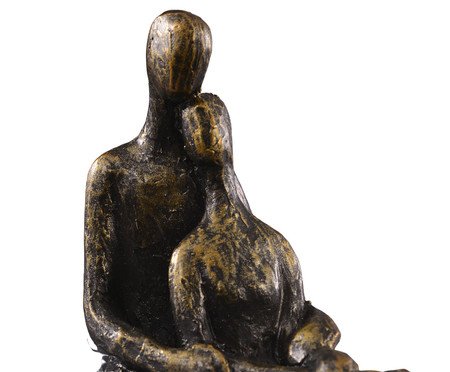 Escultura em Resina Dickens I - Preta | Westwing
