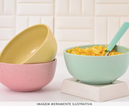 Bowl Artisan em Cerâmica - Amarelo | Westwing