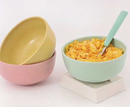 Bowl Artisan em Cerâmica - Amarelo | Westwing