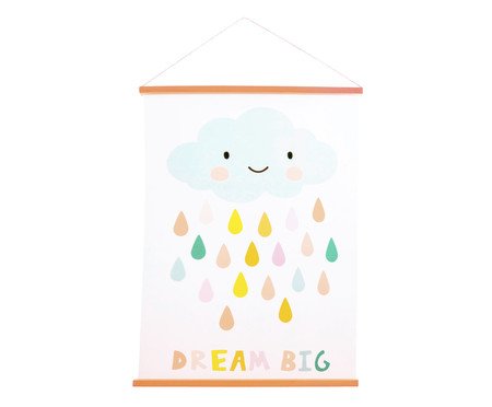 Quadro Banner Infantil em MDF Rain Colors | Westwing